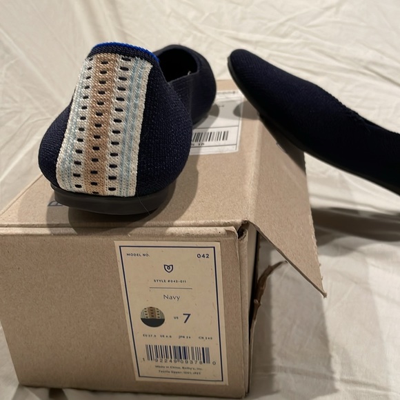 Navy “The Square” Rothy’s - Picture 4 of 5